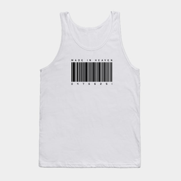 Barcode Tank Top by Sayan Graphic